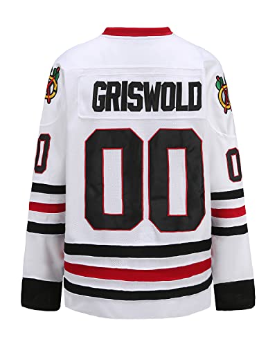 Amazon.com: PSOOO Griswold #00 Movie Hockey Jerseys Stitched